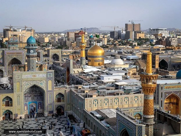 تصویر هوایی حرم امام رضا